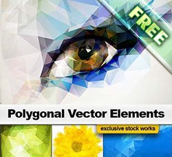 晶格化图案：Polygonal Vector Elements
